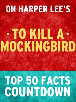 cover image of To Kill a Mockingbird